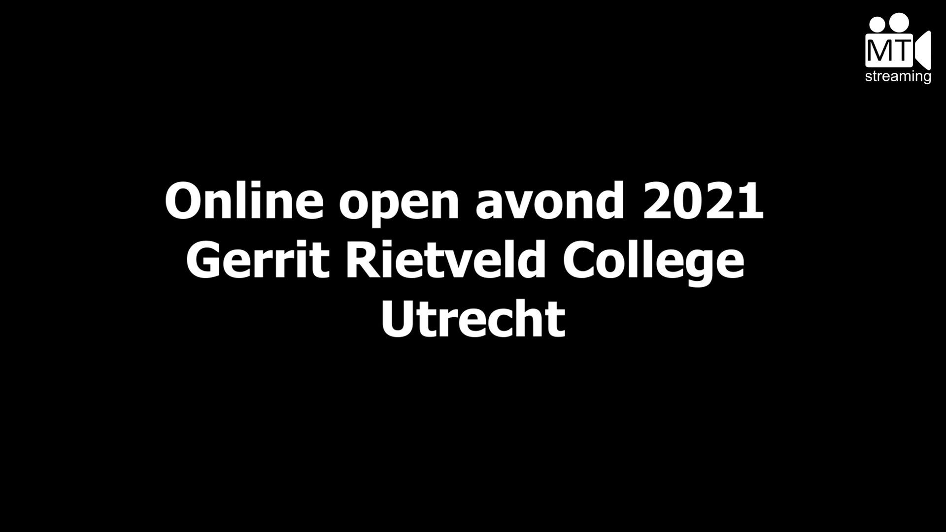 Online open avond Gerrit Rietveld College